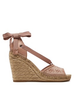Guess Espadryle Diandra FLGDIR FAL04 Różowy ze sklepu MODIVO w kategorii Sandały damskie - zdjęcie 182640119