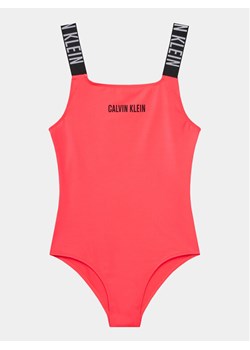 Calvin Klein Swimwear Strój kąpielowy KY0KY00086 Czerwony ze sklepu MODIVO w kategorii Stroje kąpielowe - zdjęcie 182640209
