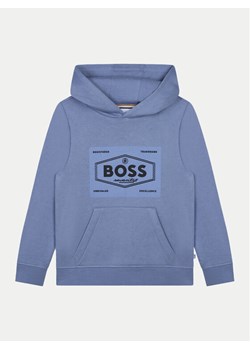 Boss Bluza J51194 D Niebieski Regular Fit ze sklepu MODIVO w kategorii Bluzy chłopięce - zdjęcie 182640295