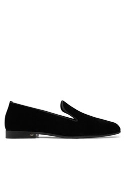 Max Mara Lordsy VELVETSLIPPER 2424526272600 Czarny ze sklepu MODIVO w kategorii Lordsy damskie - zdjęcie 182640349