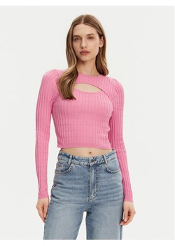 ONLY Sweter Meddi 15339582 Różowy Cropped Fit ze sklepu MODIVO w kategorii Swetry damskie - zdjęcie 182640376