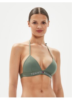 Tommy Hilfiger Góra od bikini UW0UW04109 Zielony ze sklepu MODIVO w kategorii Stroje kąpielowe - zdjęcie 182640455