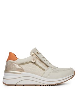 Remonte Sneakersy D0T10-80 Écru ze sklepu MODIVO w kategorii Buty sportowe damskie - zdjęcie 182640459