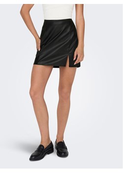 ONLY Spódnica z imitacji skóry 15267185 Czarny Regular Fit - id: 0000302986781 - marki ONLY - 182640487 ONLY Spódnica z imitacji skóry 15267185 Czarny Regular Fit ze sklepu MODIVO w kategorii Spódnice - zdjęcie 182640487