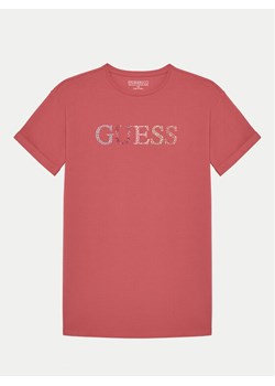 Guess T-Shirt J5GI38 J1314 Pomarańczowy Regular Fit ze sklepu MODIVO w kategorii T-shirty chłopięce - zdjęcie 182640606