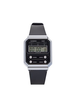 Casio Zegarek A100WEF-1AEF Czarny ze sklepu MODIVO w kategorii Zegarki - zdjęcie 182640637