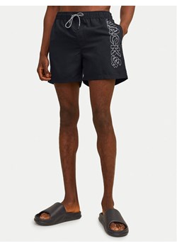Jack&Jones Szorty kąpielowe Fiji 12253118 Czarny Regular Fit ze sklepu MODIVO w kategorii Kąpielówki - zdjęcie 182640887