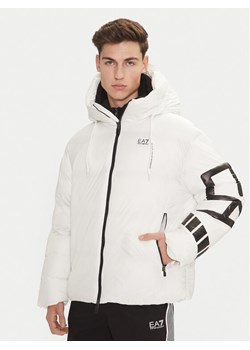 EA7 Emporio Armani Kurtka zimowa 6DPB19 PNGAZ 1100 Biały Regular Fit ze sklepu MODIVO w kategorii Kurtki męskie - zdjęcie 182640955