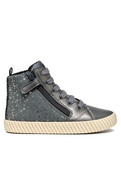 Geox Sneakersy J Mirroless Girl J46MNA 0AUAJ C9002 S Szary ze sklepu MODIVO w kategorii Buty sportowe dziecięce - zdjęcie 182641086