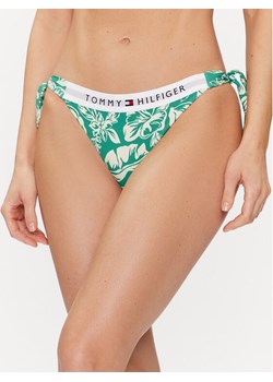 Tommy Hilfiger Dół od bikini UW0UW05366 Zielony ze sklepu MODIVO w kategorii Stroje kąpielowe - zdjęcie 182641109