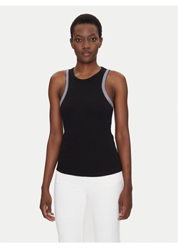 Fracomina Top FS25ST2009J401R9 Czarny Slim Fit ze sklepu MODIVO w kategorii Bluzki damskie - zdjęcie 182641158