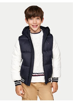 Tommy Hilfiger Kurtka puchowa KB0KB09465 M Granatowy Regular Fit ze sklepu MODIVO w kategorii Kurtki chłopięce - zdjęcie 182641208