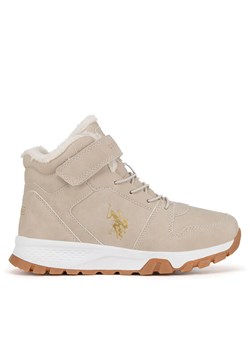 U.S. Polo Assn. Trzewiki MELITA001K/DY1 Beżowy ze sklepu MODIVO w kategorii Buty zimowe dziecięce - zdjęcie 182641249
