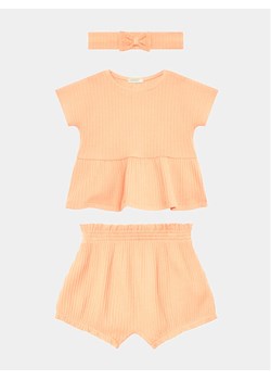 United Colors Of Benetton Komplet t-shirt i spodenki 34F2AK004 Pomarańczowy Regular Fit ze sklepu MODIVO w kategorii Komplety niemowlęce - zdjęcie 182641369