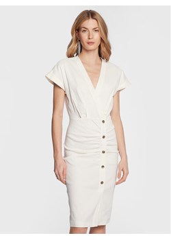 Pinko Sukienka codzienna Agitato 100532 A0IM Beżowy Regular Fit ze sklepu MODIVO w kategorii Sukienki - zdjęcie 182641447