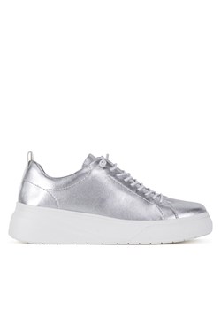 Rieker Revolution Lifestyle Półbuty W2301-90 Srebrny ze sklepu MODIVO w kategorii Półbuty damskie - zdjęcie 182641515