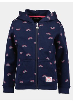 Blue Seven Bluza 717610 X Granatowy Regular Fit ze sklepu MODIVO w kategorii Bluzy dziewczęce - zdjęcie 182641587