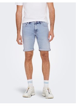 Only & Sons Szorty jeansowe 22025189 Niebieski Regular Fit ze sklepu MODIVO w kategorii Spodenki męskie - zdjęcie 182641589