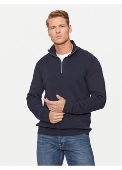 Jack&Jones Sweter Milano 12259664 Granatowy Relaxed Fit ze sklepu MODIVO w kategorii Swetry męskie - zdjęcie 182641649