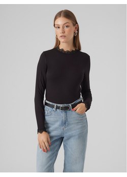 Vero Moda Bluzka 10295141 Czarny Slim Fit ze sklepu MODIVO w kategorii Bluzki damskie - zdjęcie 182641656