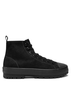 Calvin Klein Jeans Trapery Lugged Hybrid High Laceup Auth YM0YM01092 Czarny ze sklepu MODIVO w kategorii Buty zimowe męskie - zdjęcie 182641676