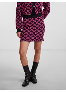 YAS Spódnica ołówkowa 26031041 Różowy Slim Fit ze sklepu MODIVO w kategorii Spódnice - zdjęcie 182641725