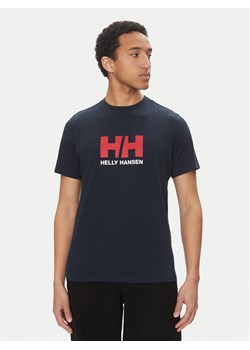 Helly Hansen T-Shirt Logo 54596 Granatowy Regular Fit ze sklepu MODIVO w kategorii T-shirty męskie - zdjęcie 182641826