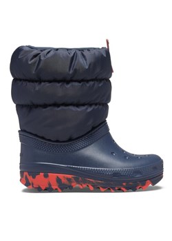 Crocs Śniegowce Crocs Classic Neo Puff Boot T 207683 Granatowy ze sklepu MODIVO w kategorii Buty zimowe dziecięce - zdjęcie 182641835