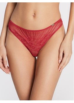 Gossard Stringi Glossies Lace 13006 Różowy ze sklepu MODIVO w kategorii Majtki damskie - zdjęcie 182641837