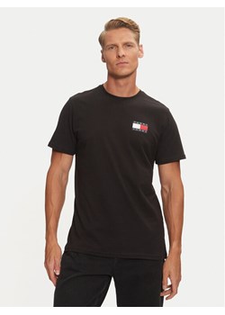 Tommy Jeans T-Shirt Essential Flag DM0DM20740 Czarny Slim Fit ze sklepu MODIVO w kategorii T-shirty męskie - zdjęcie 182641929