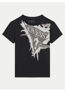 Guess T-Shirt L5GI20 K8HM4 Czarny Regular Fit ze sklepu MODIVO w kategorii T-shirty chłopięce - zdjęcie 182641999