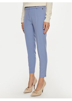 Maryley Spodnie materiałowe 24IB52Z/M19/43SH Niebieski Regular Fit ze sklepu MODIVO w kategorii Spodnie damskie - zdjęcie 182642038