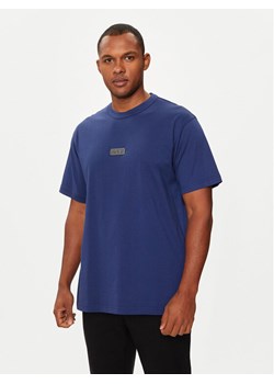 Versace Jeans Couture T-Shirt 77GAHT08 Granatowy Regular Fit ze sklepu MODIVO w kategorii T-shirty męskie - zdjęcie 182642269