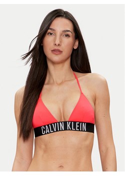 Calvin Klein Swimwear Góra od bikini KW0KW02666 Różowy ze sklepu MODIVO w kategorii Stroje kąpielowe - zdjęcie 182642319