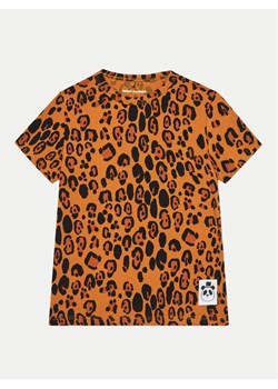 Mini Rodini T-Shirt Basic Leopard 1000000213 Brązowy Regular Fit ze sklepu MODIVO w kategorii T-shirty chłopięce - zdjęcie 182642367