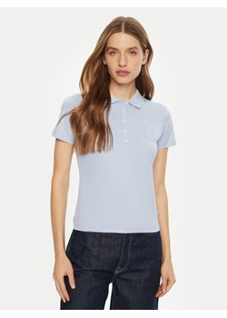 Guess Polo W5RP47 KARS2 Niebieski Regular Fit ze sklepu MODIVO w kategorii Bluzki damskie - zdjęcie 182642388