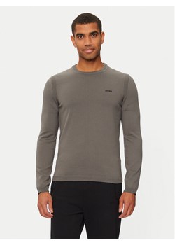 Boss Sweter Ever-X_Cn 50498539 Szary Regular Fit ze sklepu MODIVO w kategorii Swetry męskie - zdjęcie 182642439