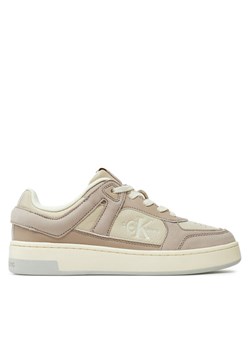 Calvin Klein Jeans Sneakersy Basket Cupsole Low Ml Mix YW0YW01579 Szary ze sklepu MODIVO w kategorii Buty sportowe damskie - zdjęcie 182642457