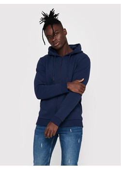 Only & Sons Bluza Ceres 22018684 Granatowy Regular Fit ze sklepu MODIVO w kategorii Bluzy męskie - zdjęcie 182642479