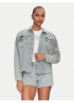 Guess Kurtka jeansowa W5GN90 D5LQ2 Niebieski Regular Fit ze sklepu MODIVO w kategorii Kurtki damskie - zdjęcie 182642508