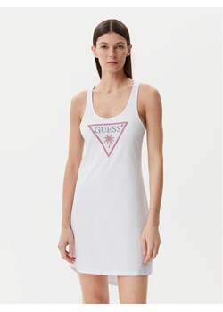 Guess Top E5GP01 I3Z14 Biały Regular Fit ze sklepu MODIVO w kategorii Bluzki damskie - zdjęcie 182642515