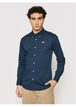La Martina Koszula CCMC02 PP003 Granatowy Slim Fit ze sklepu MODIVO w kategorii Koszule męskie - zdjęcie 182642536