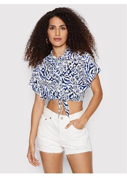 Banana Moon Koszula Kaimi Aqualiday KBN74 Granatowy Relaxed Fit ze sklepu MODIVO w kategorii Koszule damskie - zdjęcie 182642656