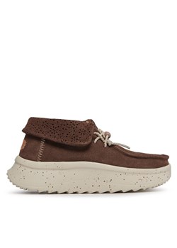 Hey Dude Półbuty Wendy Peak Fold Boot Suede 40256-204 Brązowy - id: 0000303861315 - marki MODIVO - 182642668 Hey Dude Półbuty Wendy Peak Fold Boot Suede 40256-204 Brązowy ze sklepu MODIVO w kategorii Półbuty damskie - zdjęcie 182642668