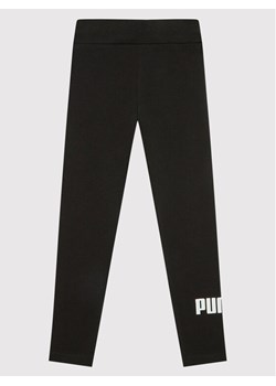 Puma Legginsy Essentials Logo 587035 Czarny Tight Fit ze sklepu MODIVO w kategorii Spodnie dziewczęce - zdjęcie 182642708