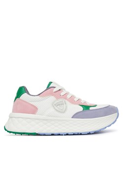 Blauer Sneakersy S5LYNN01 Biały ze sklepu MODIVO w kategorii Buty sportowe damskie - zdjęcie 182642717