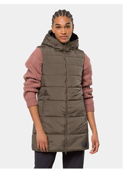 Jack Wolfskin Bezrękawnik Eisbach Vest 1206991 Brązowy Regular Fit ze sklepu MODIVO w kategorii Kamizelki damskie - zdjęcie 182642728