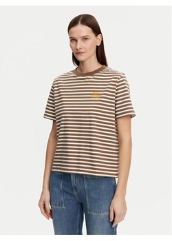 Marc O'Polo Denim T-Shirt 500 0005 953 Brązowy Relaxed Fit - id: 0000304884719 - marki Marc O'Polo - 182642829 Marc O'Polo Denim T-Shirt 500 0005 953 Brązowy Relaxed Fit ze sklepu MODIVO w kategorii Bluzki damskie - zdjęcie 182642829