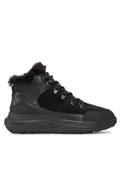 Geox Sneakersy D Oliviera + Grip D36VNC 02232 C9999 Czarny ze sklepu MODIVO w kategorii Workery damskie - zdjęcie 182642857