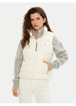 Tommy Hilfiger Bezrękawnik WW0WW43773 Écru Regular Fit ze sklepu MODIVO w kategorii Kamizelki damskie - zdjęcie 182642887
